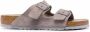 Birkenstock leather double-strap sandals Grey - Thumbnail 1