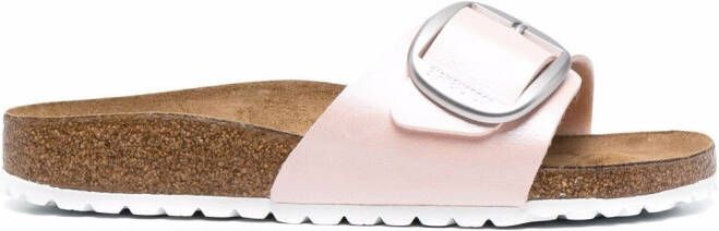 Birkenstock Madrid big buckle slides Pink