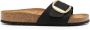 Birkenstock Madrid buckle-detail slide sandals Brown - Thumbnail 1