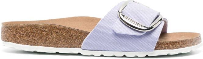 Birkenstock Madrid patent-leather sandals Purple