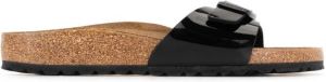 Birkenstock Madrid patent sandals Black