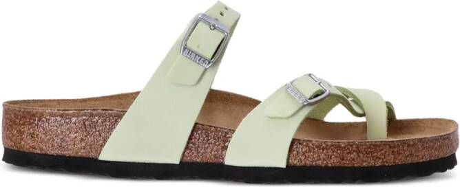 Birkenstock Mayari leather sandals Green