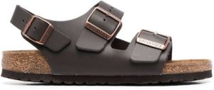 Birkenstock Milano buckled 35mm sandals Brown
