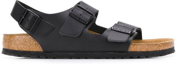 Birkenstock Milano buckled sandals Black