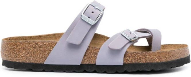 Birkenstock moulded-footbed open-toe slides Purple