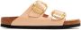 Birkenstock open-toe slip-on buckled leather sandals Neutrals - Thumbnail 1