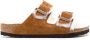 Birkenstock shearling-lined slip-on sandals Brown - Thumbnail 1