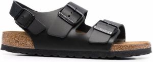 Birkenstock side-buckle detail sandals Black