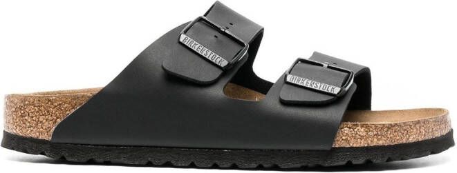 Birkenstock side buckle-fastening sandals Black