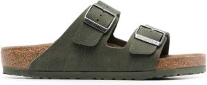 Birkenstock side buckle-fastening sandals Green