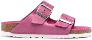 Birkenstock side buckle-fastening sandals Pink