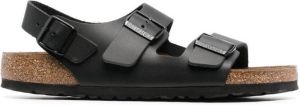 Birkenstock side buckle-fastening slingback sandals Black