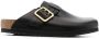 Birkenstock slip-on leather shoes Black - Thumbnail 1