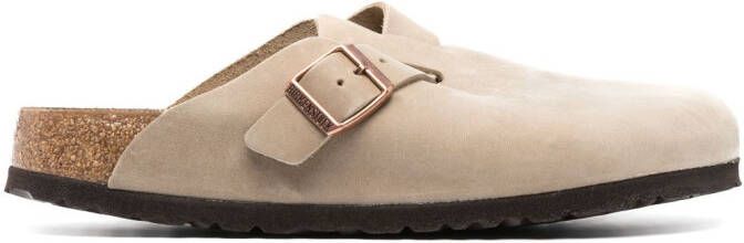 Birkenstock suede leather sandals Neutrals