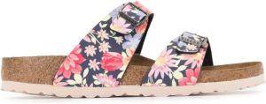 Birkenstock Sydney floral-print sandals Blue