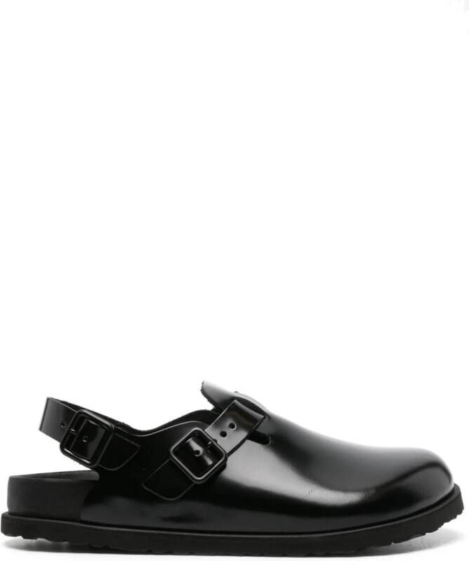 Birkenstock Tokio patent-leather sandals Black