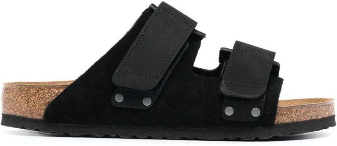 Birkenstock Uji leather slides Black