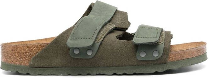 Birkenstock Uji side touch-strap sandals Green