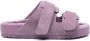 Birkenstock x Tekla Uji suede sandals Purple - Thumbnail 1