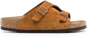 Birkenstock Zürich buckle-fastened sandals Brown
