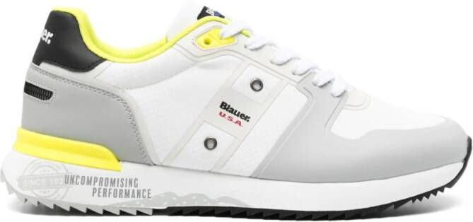 Blauer Hoxie 02 panelled sneakers White