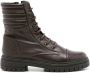 Blue Bird Shoes biker-style lace-up boots Brown - Thumbnail 1