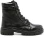 Blue Bird Shoes padded-ankle lace-up boots Black - Thumbnail 1