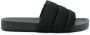 Blue Bird Shoes padded satin sliders Black - Thumbnail 1