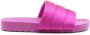 Blue Bird Shoes quilted satin slides Pink - Thumbnail 1