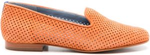 Blue Bird Shoes Selenita perforated loafers Orange