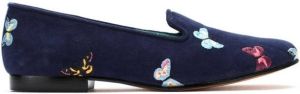 Blue Bird Shoes suede Borboletas slippers
