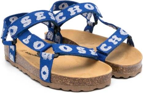 Bobo Choses logo-jacquard sandals Blue