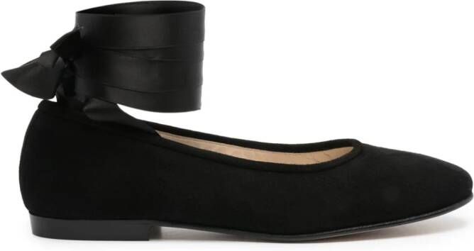 BODE Musette suede ballerina shoes Black
