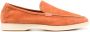 Boggi Milano almond-toe suede loafers Orange - Thumbnail 1