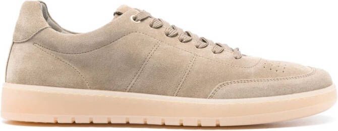 Boggi Milano suede lace-up sneakers Neutrals