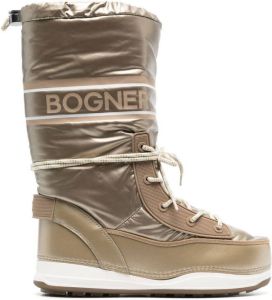 BOGNER lace-up snow-boots Gold