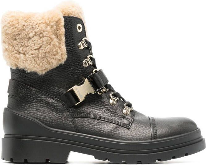 BOGNER Moritz shearling boots Black
