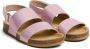Bonpoint Agostino leather sandals Pink - Thumbnail 1