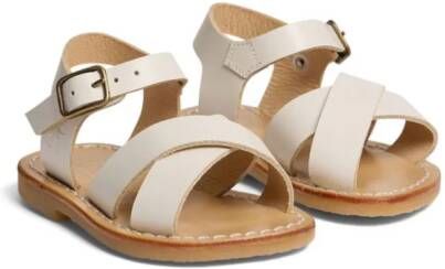 Bonpoint Asterie leather sandals White