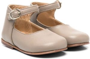 Bonpoint buckle ankle-strap ballerina shoes Grey