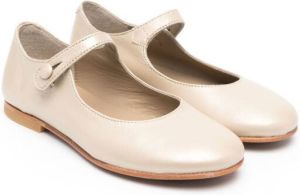 Bonpoint Ella ballerina shoes Gold