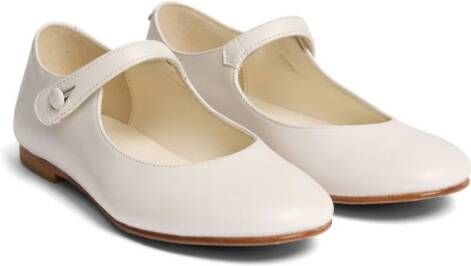 Bonpoint Ella leather ballerinas White