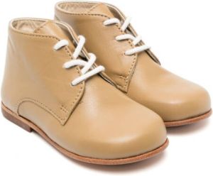 Bonpoint lace-up leather boots Brown