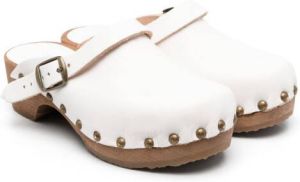 Bonpoint Sabot slip-on clog sandals White