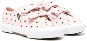 Bonton star-print touch-strap sneakers Pink