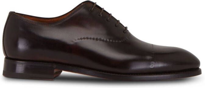Bontoni lace-up leather shoes Brown