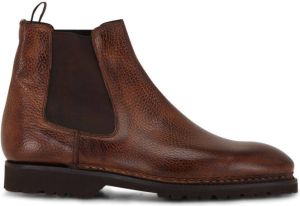 Bontoni leather Chelsea boots Brown