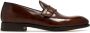 Bontoni Riviera strap-detail leather loafers Brown - Thumbnail 1