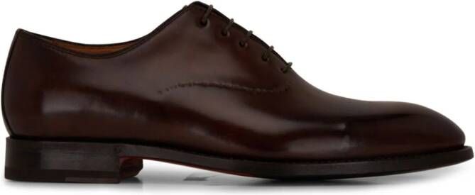 Bontoni Vittorio leather Oxford shoes Brown