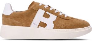 BOSS B-detail low-top sneakers Brown